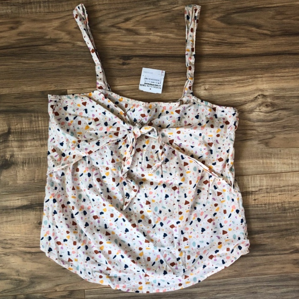 NWT - Madewell Tie Front Cami Tank 0